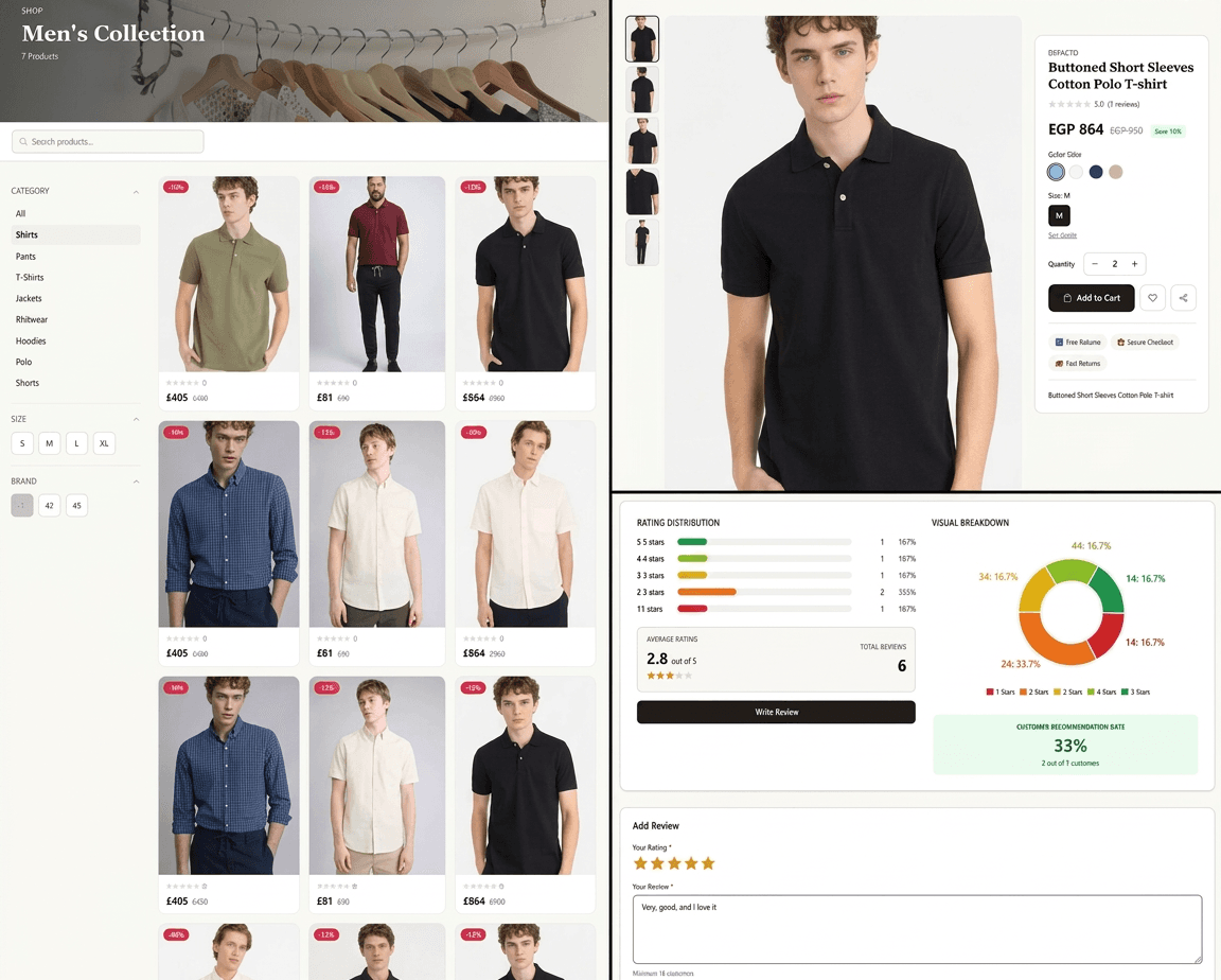 ZFashion product details screen